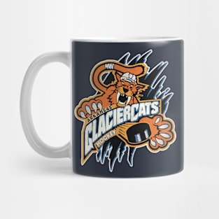 Defunct Arkansas Glaciercats Hockey Team Mug